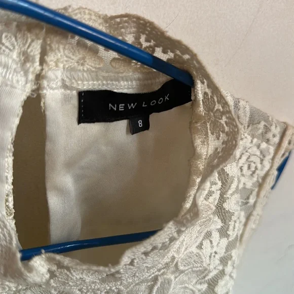 New look white lace top - Picture 5 of 6